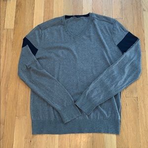 Summer Weight Cotton Vneck Sweater